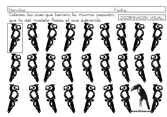 Ficha discriminacion visual 4